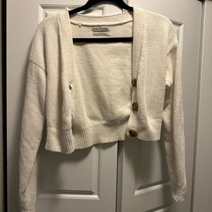 Urban outfitters cropped knit sweater